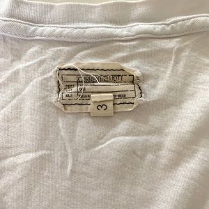 Current Elliot white v neck tissue tee